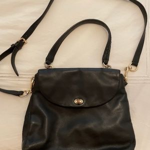 Henri Bendel woman black purse